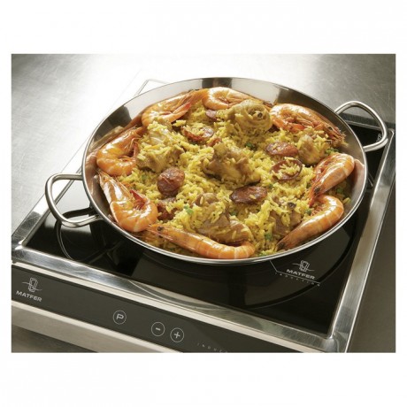 Paella pan stainless steel Ø 280 mm