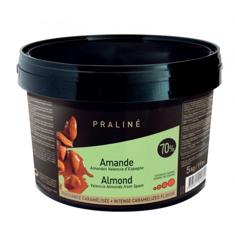 Praliné fruité amande Valencia 70% 5 kg