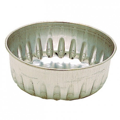 Round ramekin aluminium mould RA 175 NU R Ø 91 mm (100 pcs)