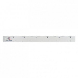 Gratuated ruler 640 x 50 mm