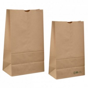 Brown kraft paper bag H 430 mm (250 pcs)