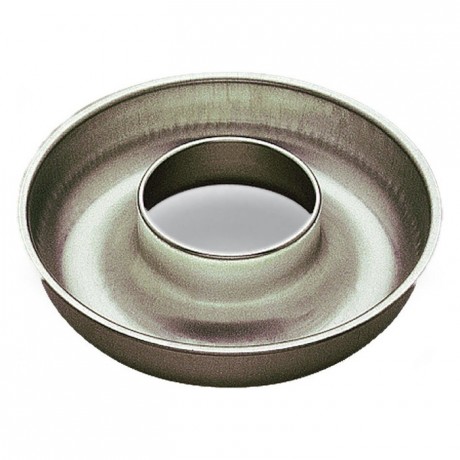 Deep savarin mould open tube tin Ø240 mm (pack of 3)