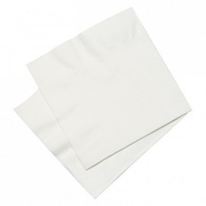 Serviette blanche 1 pli pour distributeur incliné 29 x 29 mm (lot de 3000)