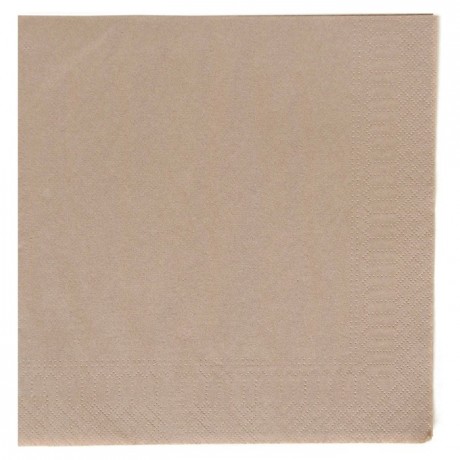 Serviette celi-ouate taupe 38 x 38 cm (lot de 900)