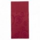 Serviette pochette en non tissé 1 pli bordeaux 40 x 40 mm (lot de 50)