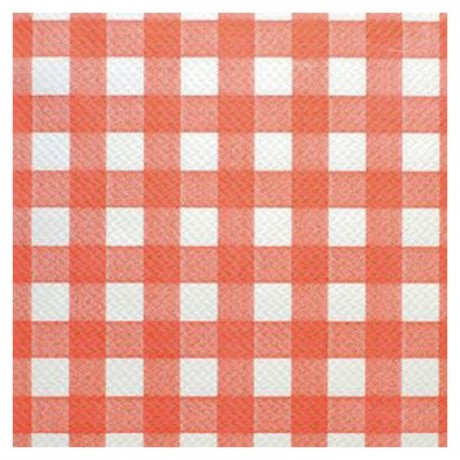 Set de table en papier gaufré bistro rouge et blanc 400 x 300 mm (lot de 500)