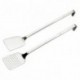 Spatule pleine de cuisine inox L 500 mm