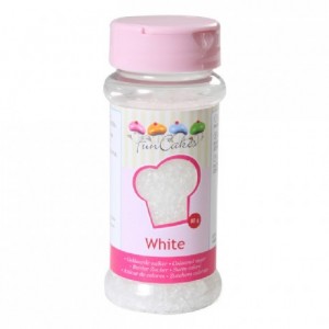 FunCakes Coloured Sugar White 80g