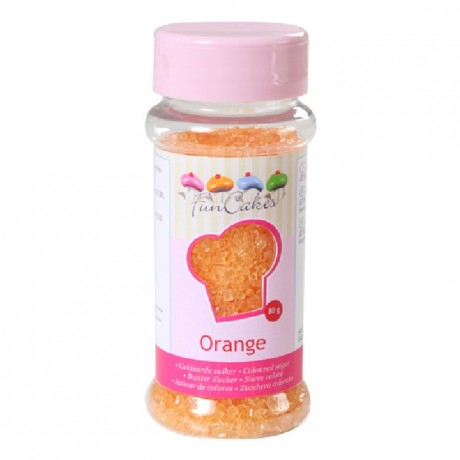 Sucre coloré FunCakes orange 80 g