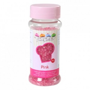 FunCakes Coloured Sugar Pink 80g