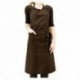 Valet's apron black with pocket 1020 x 950 mm