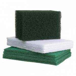 Tampon à récurer vert Spontex® 150 x 230 x 9 mm (lot de 10)