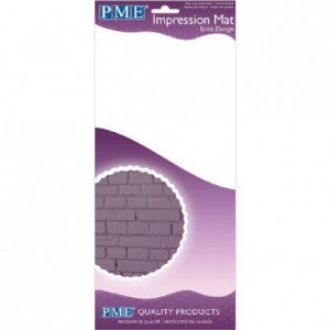 Tapis relief à pâte à sucre PME Brick