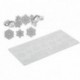 Tapis silicone dentelle Snowflakes