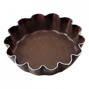 Round fluted tartlet mould non-stick Ø60 mm (pack of 12)