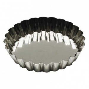 Round fluted tartlet mould tin Ø140 mm (pack of 3)