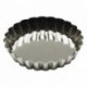 Round fluted tartlet mould tin Ø70 mm (pack of 12)