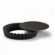 Round fluted tartlet mould loose bottom non-stick Ø100 mm (pack of 12)