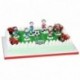 Terrain de foot en azyme 30 x 20 cm