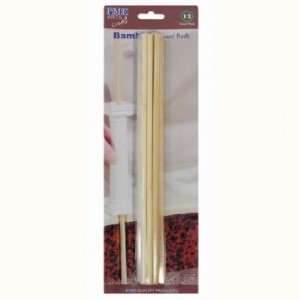 PME Dowel Rods Bamboo pk/12