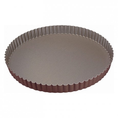 Tourtière ronde cannelée anti-adhérent Ø260 mm (lot de 3)