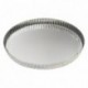 Tourtière ronde cannelée fer blanc Ø240 mm (lot de 3)