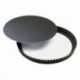 Round fluted tart mould loose bottom non-stick Ø280 mm