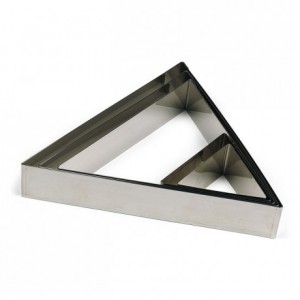 Triangle inox H45 90x80 mm (lot de 6)