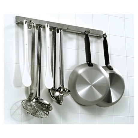 Tringle de cuisine inox L 1000 mm