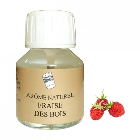 Arôme fraise des bois naturel 58 mL