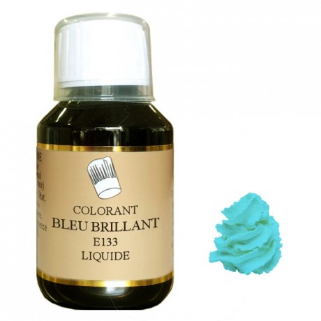 Colorant liquide hydrosoluble bleu brillant 115 mL