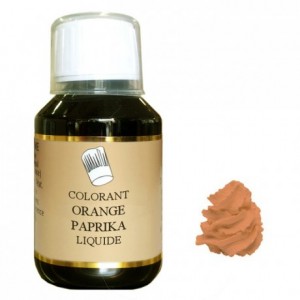 Liquid hydrosoluble colour Orange paprika 115 mL