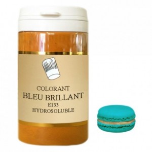 Powder hydrosoluble colour high concentration brilliant blue 1 kg