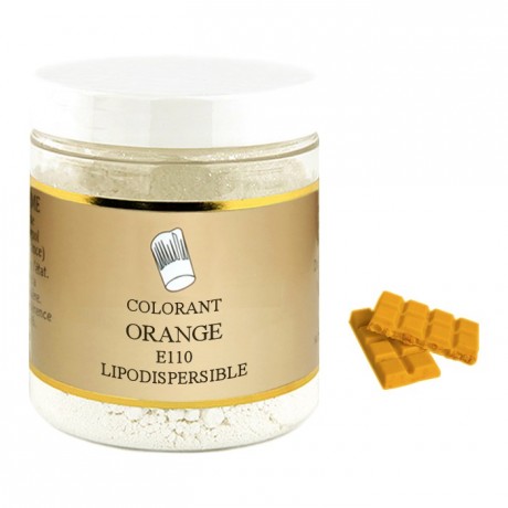 Colorant poudre liposoluble orange 100 g