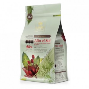 Alto El Sol 65% dark organic couverture chocolate 1 kg