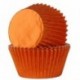 House of Marie Baking Cups Foil Orange pk/24