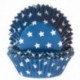 House of Marie Baking Cups Star Blue pk/50