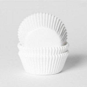 House of Marie Baking cups White Small pk/50