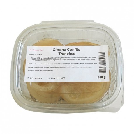 Candied lemon slices 250 g