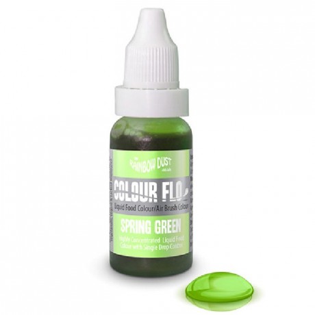 Colorant pour pour aérographe Rainbow Dust vert printemps 16 mL