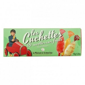 Cuchettes fruits 10 pièces 150 g