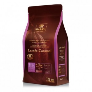 Lactée Caramel 31,2% chocolat lait de couverture pistoles 1 kg