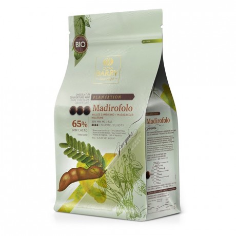 Madirofolo 65% chocolat noir bio de plantation millésime 2013 pistoles 1 kg