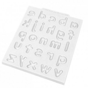 Katy Sue Mould Domed Alphabet  -  Lower Case