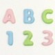 Katy Sue Mould Mini Domed Alphabet & Numbers