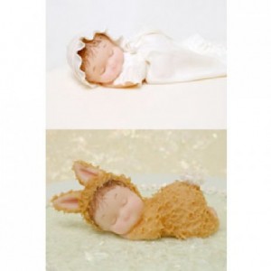 Karen Davies Siliconen mould Sleeping Baby and Pillow