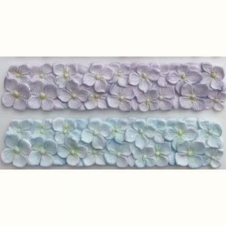 Moule silicone Karen Davies bordure hortensia