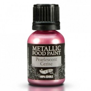 RD Metallic Food Paint Pearlescent Cerise 25ml