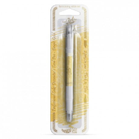 Stylo alimentaire à double mine Rainbow Dust Bright Gold