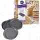 Ensemble moules à gâteau Wilton rond 20 cm (lot de 4)